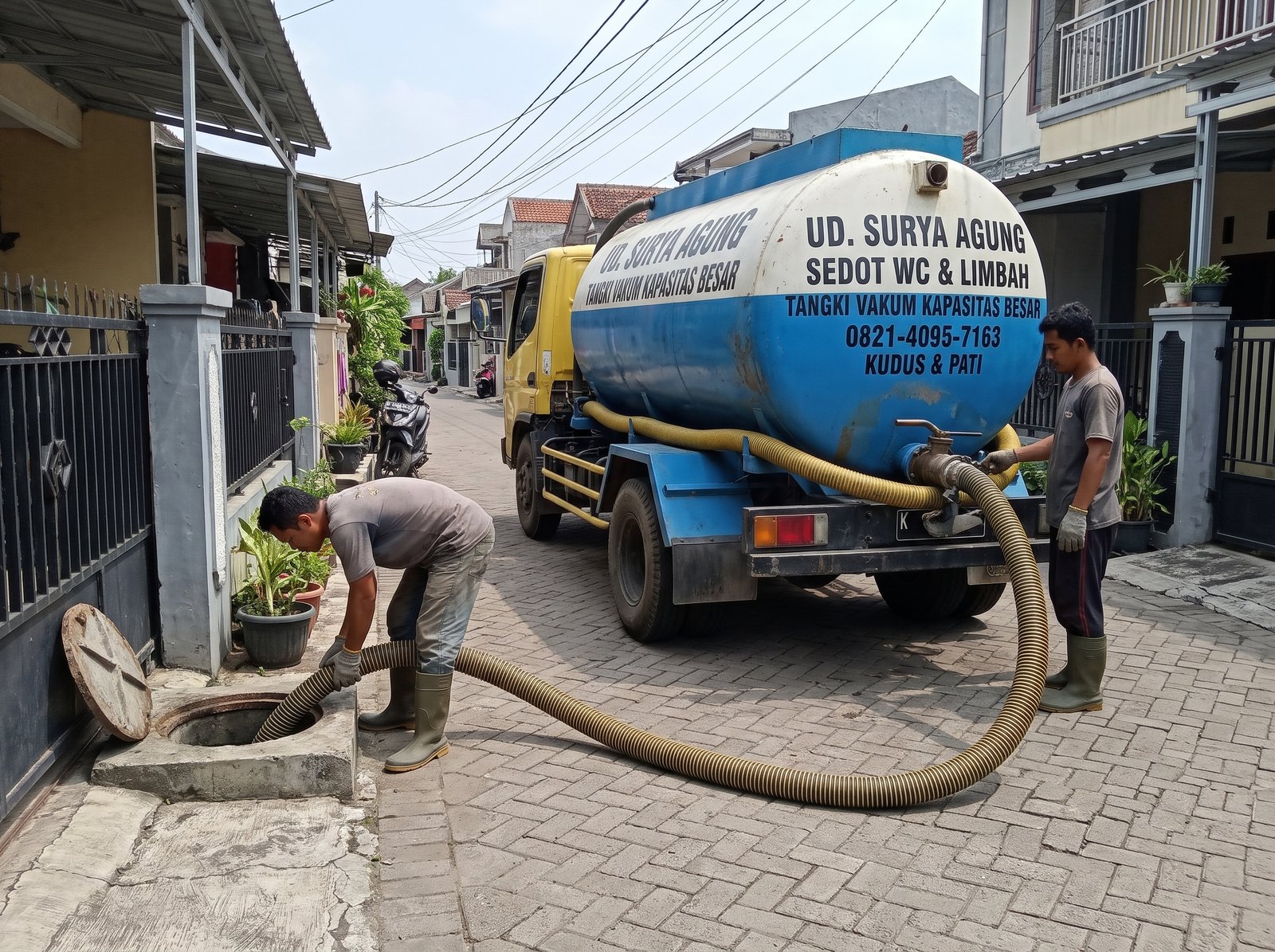 Armada Tangki Vakum Kapasitas Besar